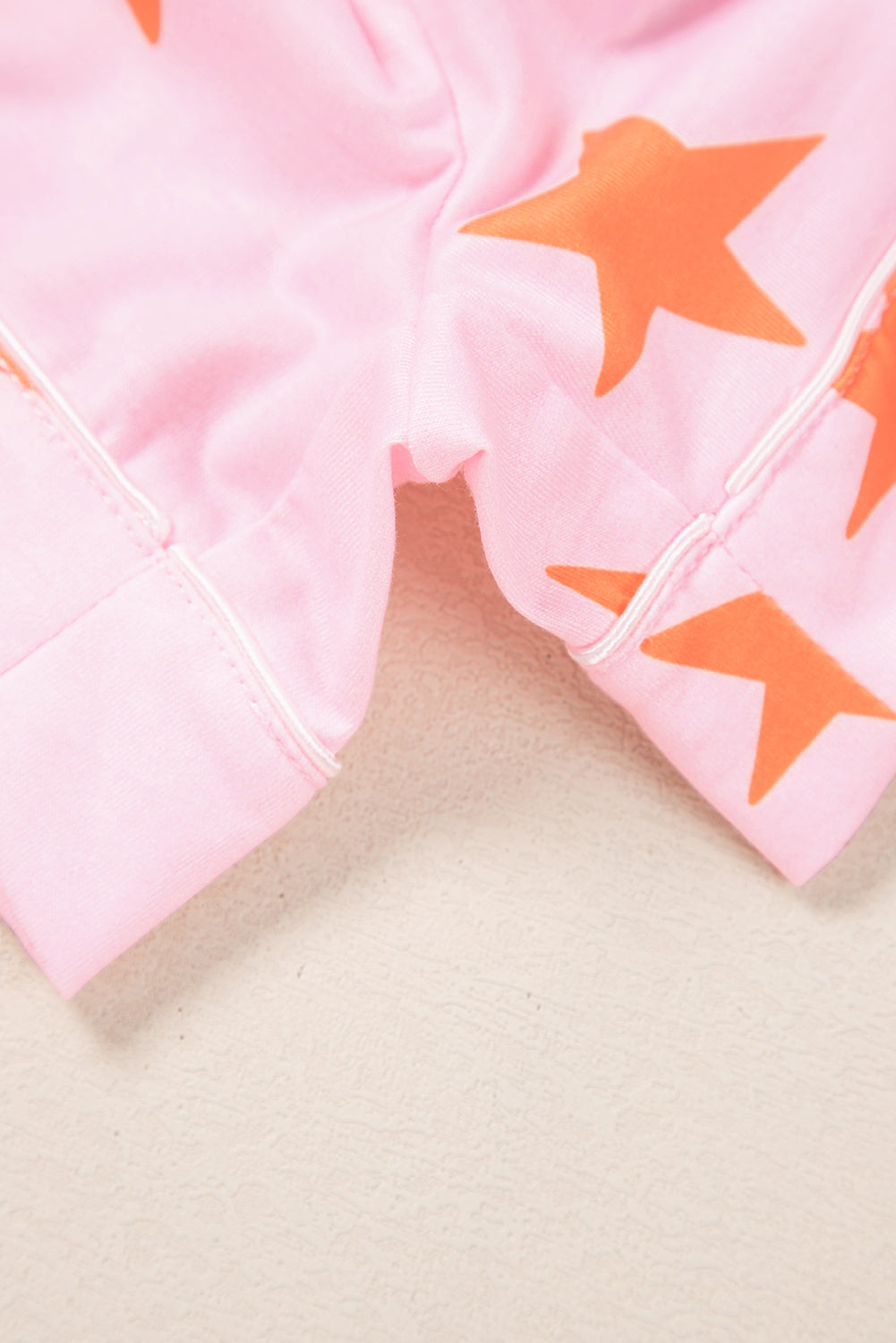 Pink Stars Short Sleeve Shirt and Shorts Pajama Set